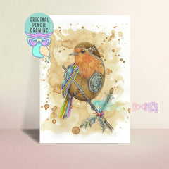 Steampunk | Robin | Original Art