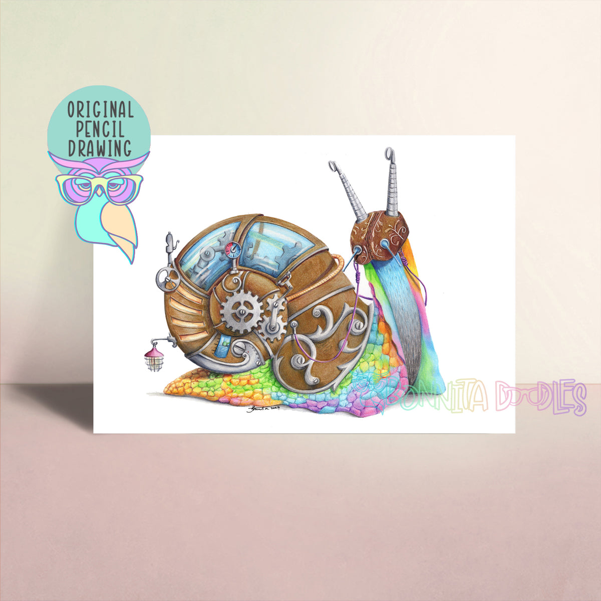 Steampunk | Snail | Original Art