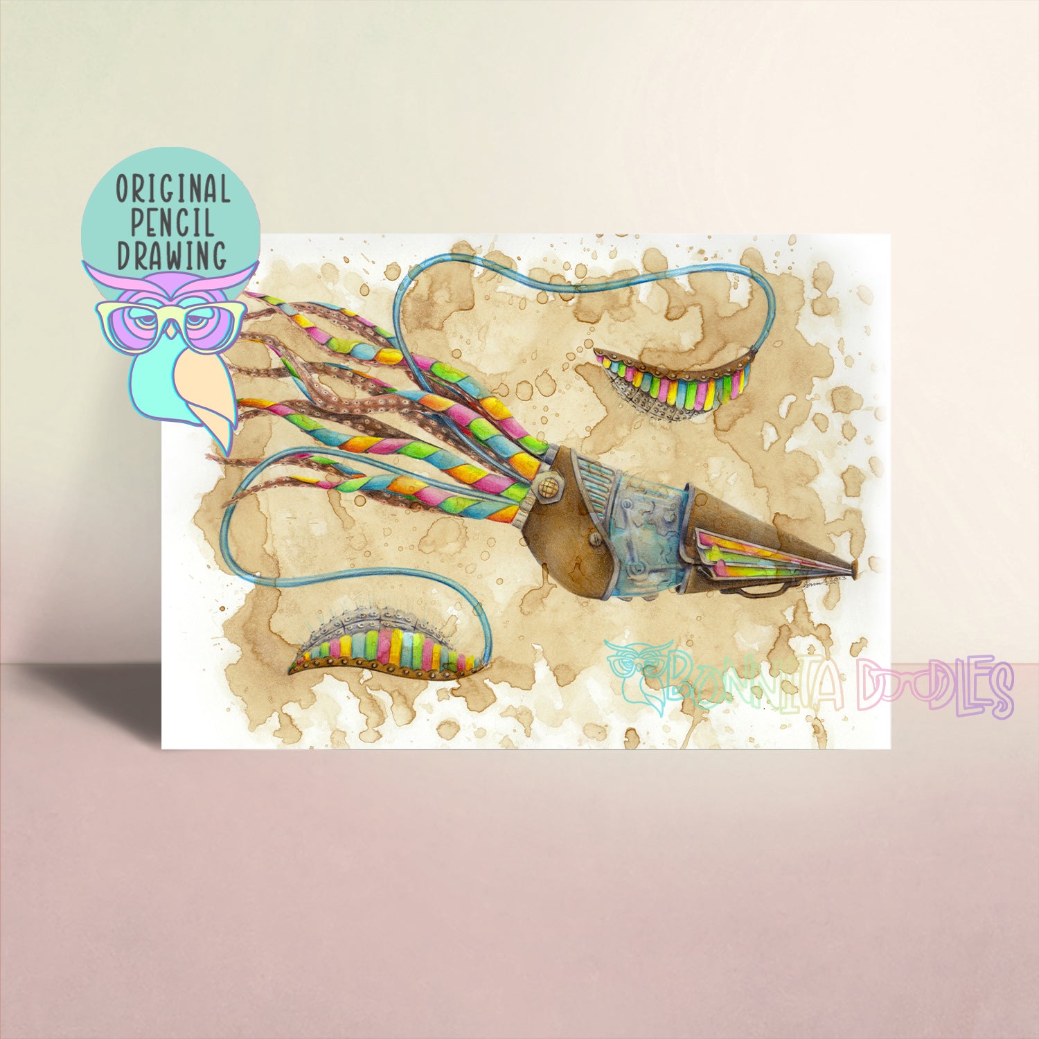 Steampunk | Squid | Original Art