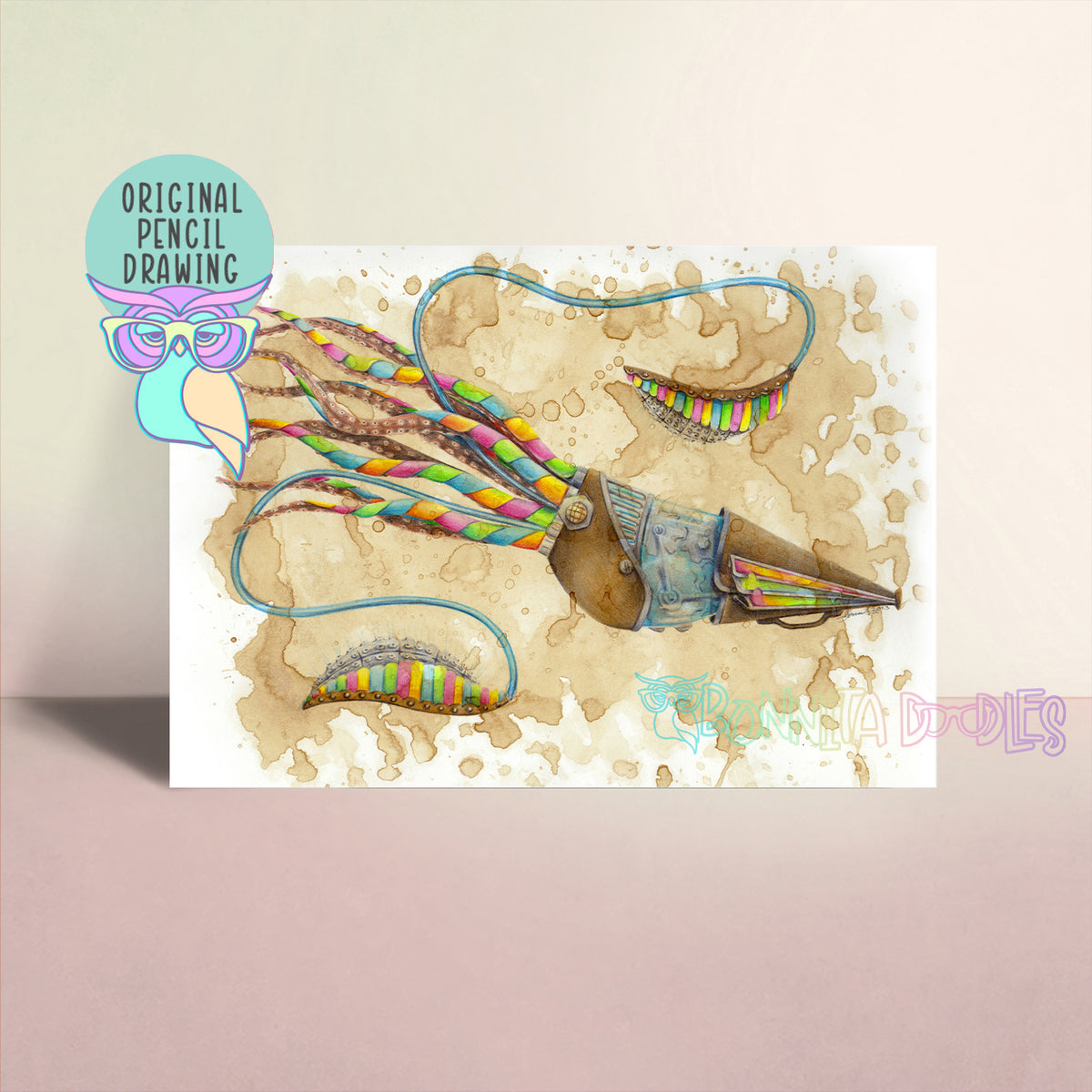 Steampunk | Squid | Original Art