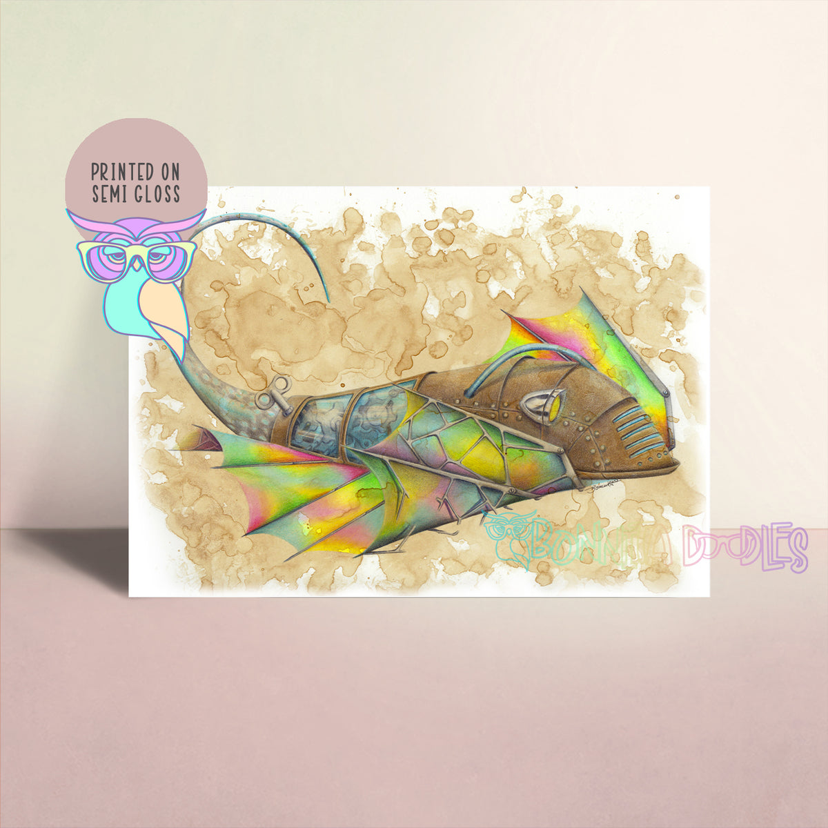 Art Print | Stingray | Steampunk