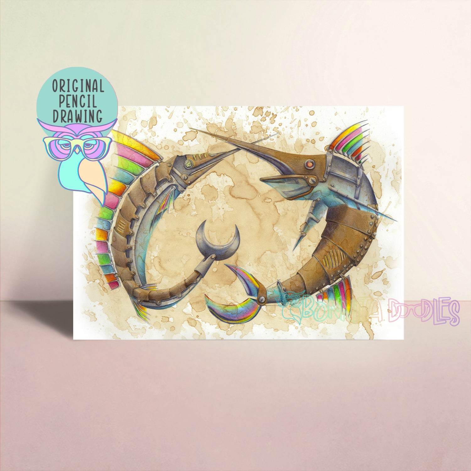 Steampunk | Swordfish - Marlin | Original Art