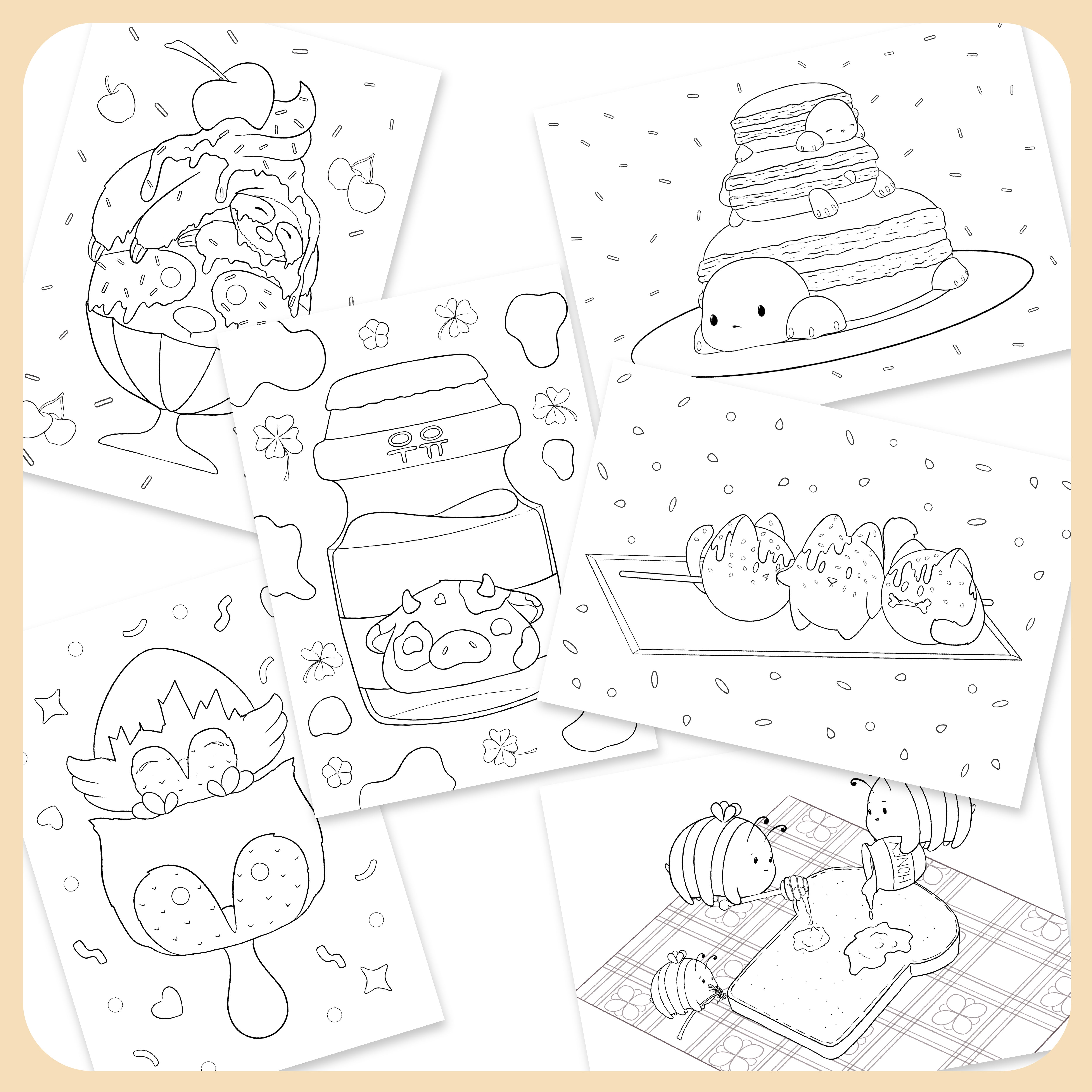 Summer Snax Colouring Pack