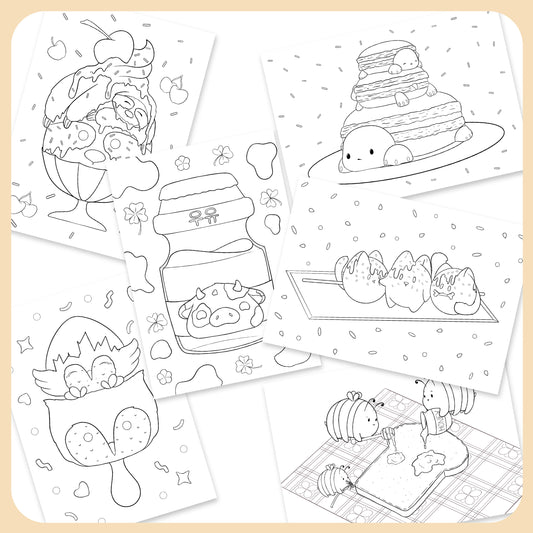 Summer Snax Colouring Pack