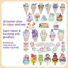Summer Snax Colouring Pack