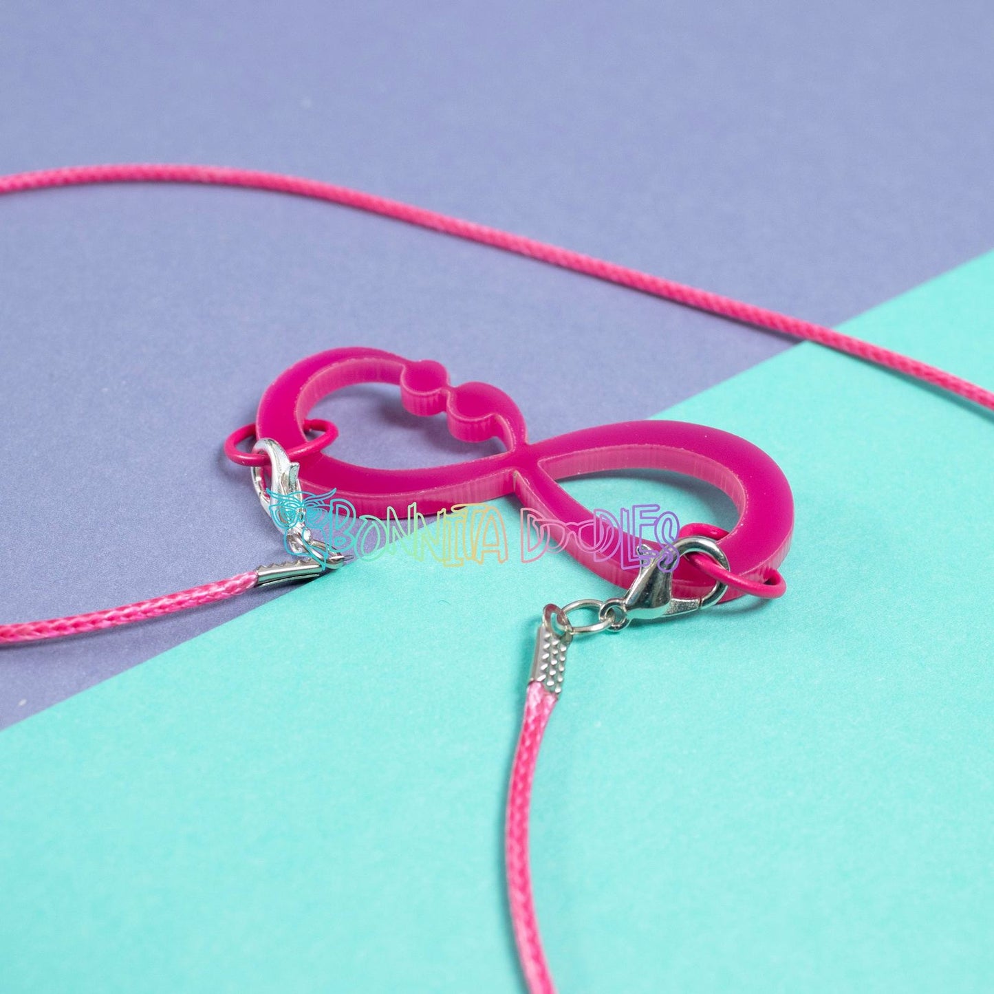 Survivor infinity necklace - Handmade gifts