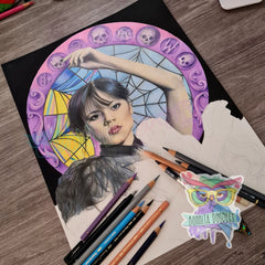 Original art appreciation - Paint it black - Dance - Wednesday