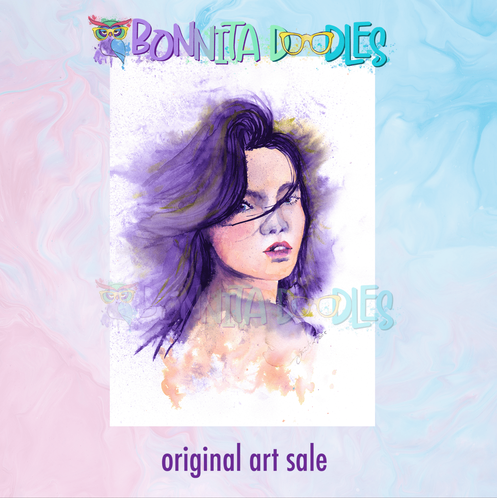 Purple Haze Original Art - BIG SALE!