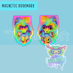 Rainbow Paw toe beans magnetic bookmark - the perfect gift