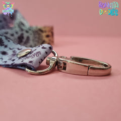 Lanyard with celestial geodes & moon phases - soft and perfect for sensory accommodation