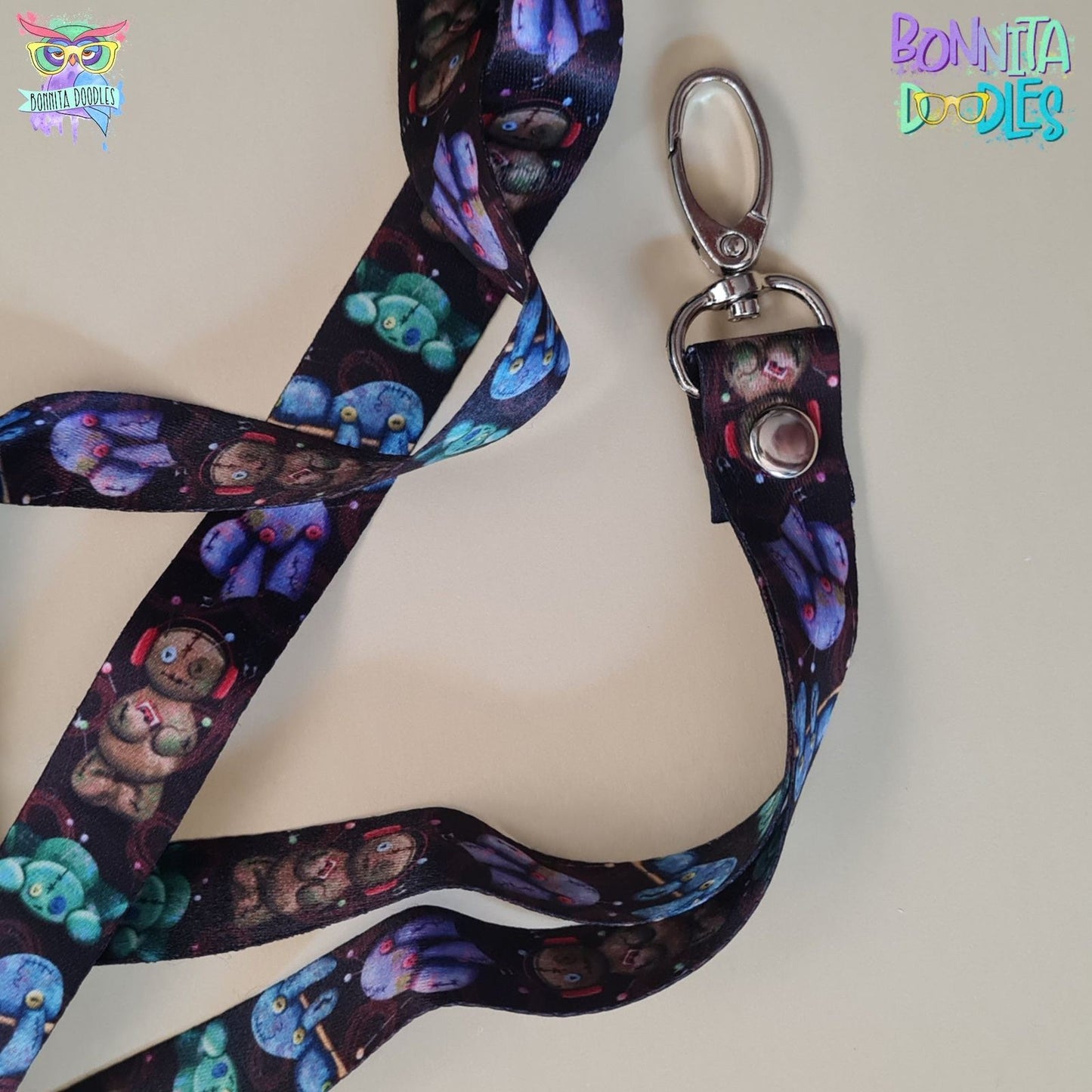 Voodoo dolls - Lanyard - soft and perfect for sensory accommodation.