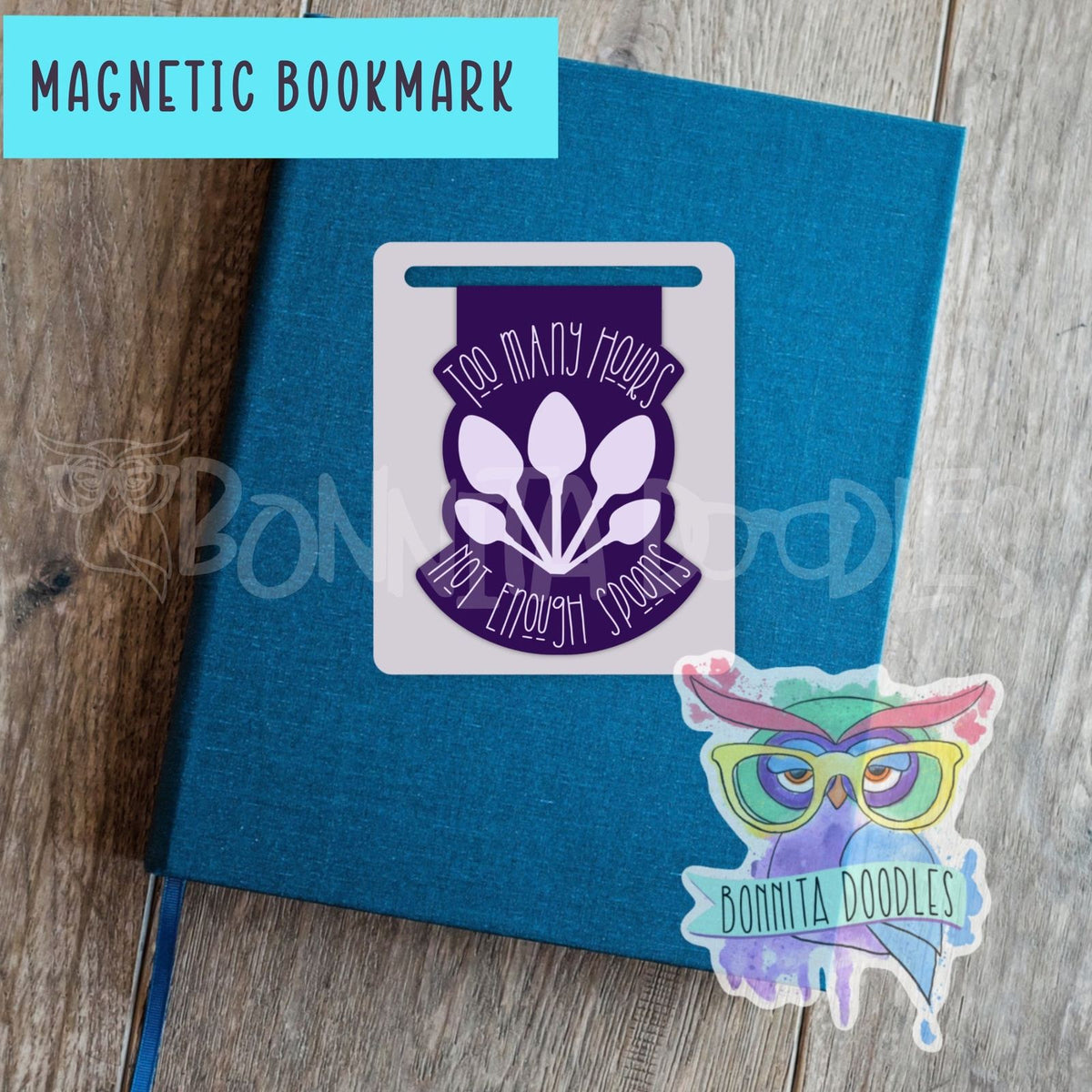 Spoons magnetic bookmark - the perfect gift