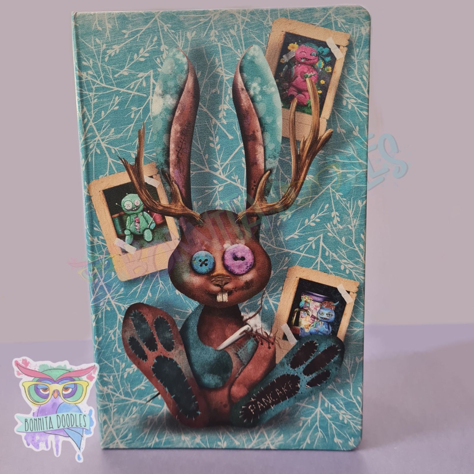 Pancake Bunny hard backed journal - perfect gift