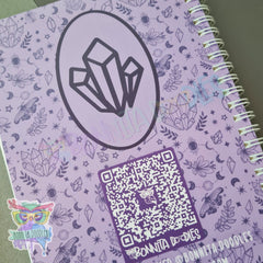 Raven skull notebook - perfect gift