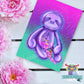 Halloween Sloth - Candy Guts - Print or sticker
