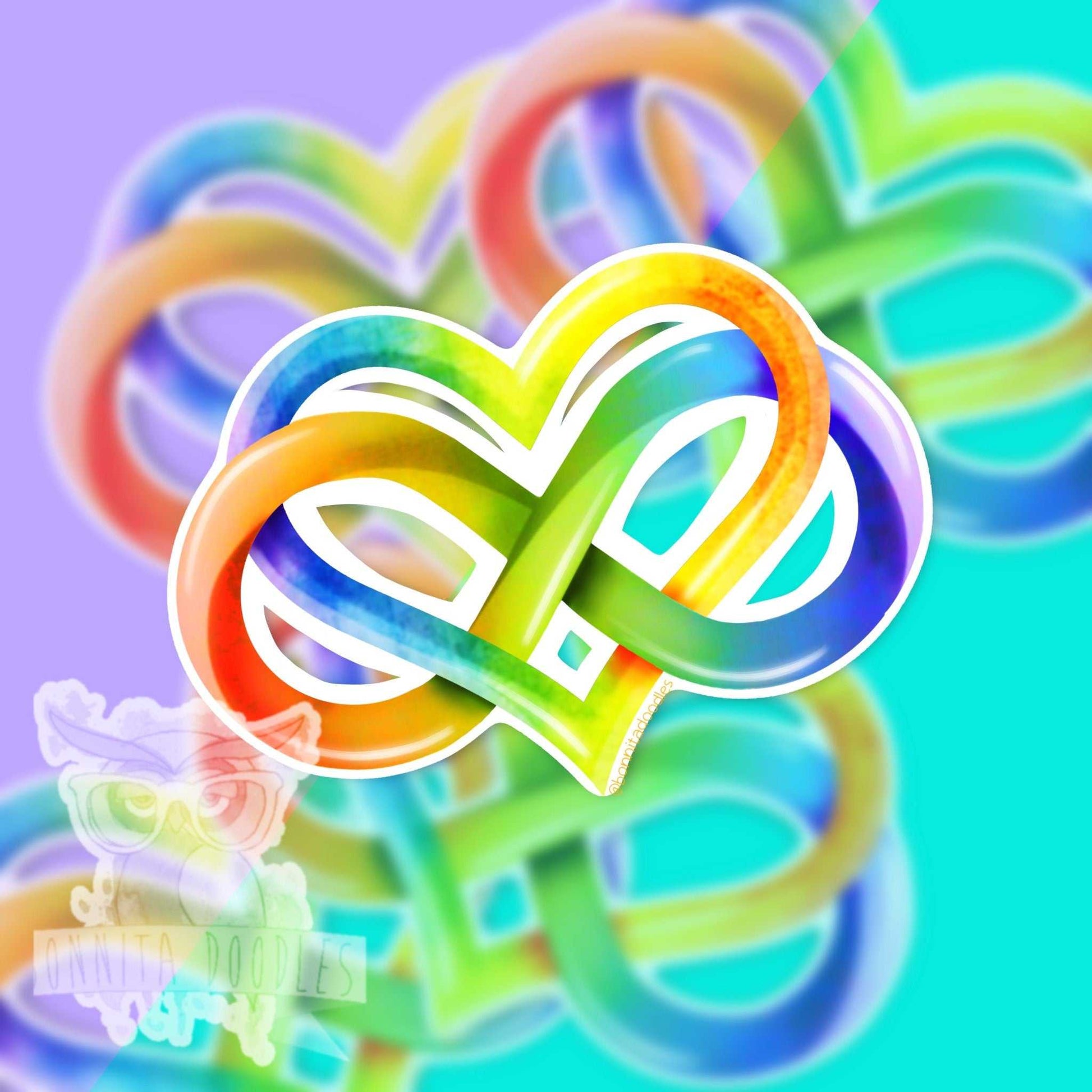Love Spectrum sticker.
