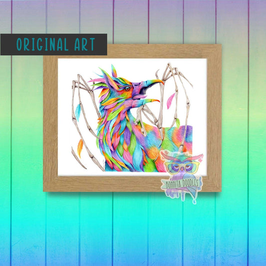 Opal Aura - Griffin - Original drawing