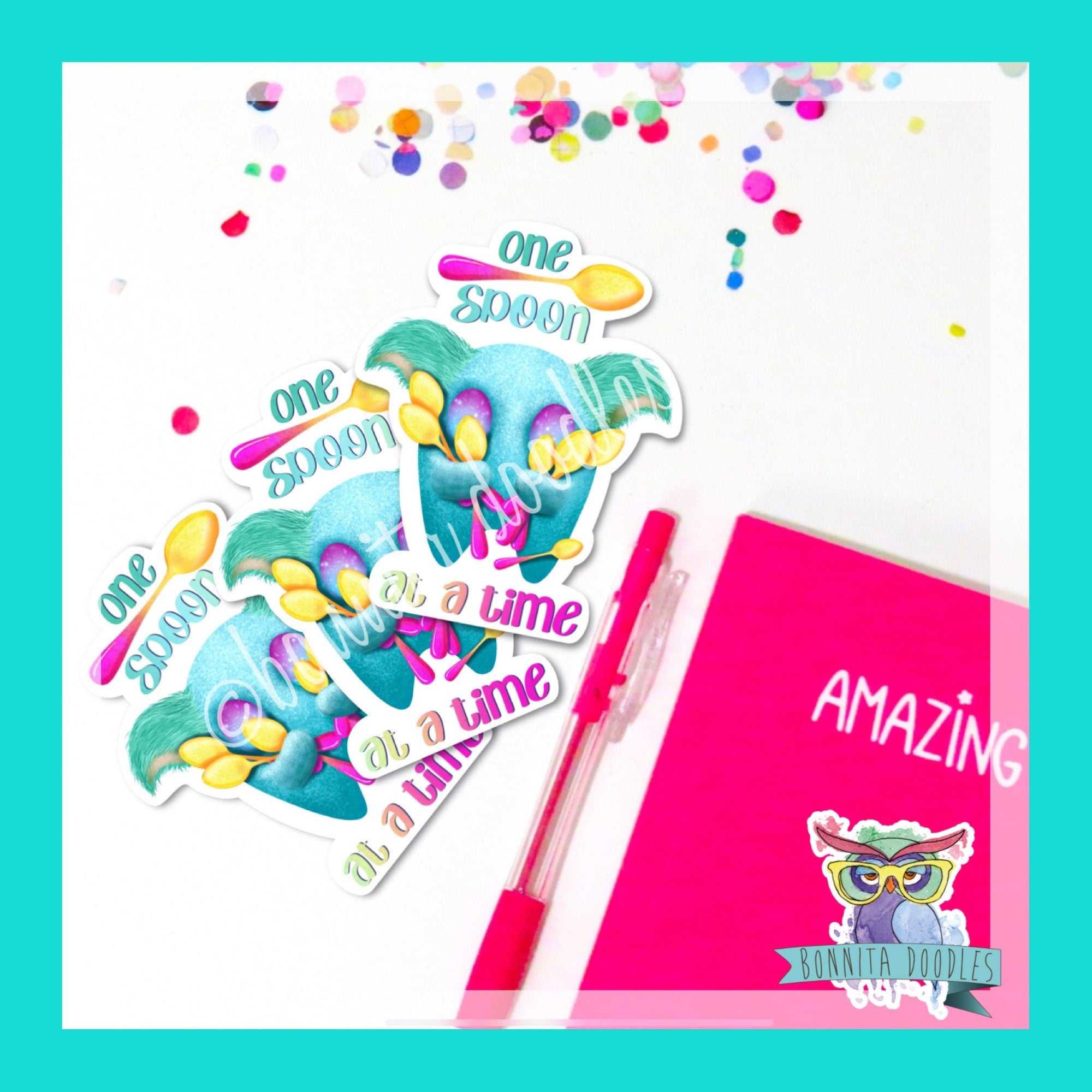 Spoonies Chronic illness / fibromyalgia - spoonie sticker