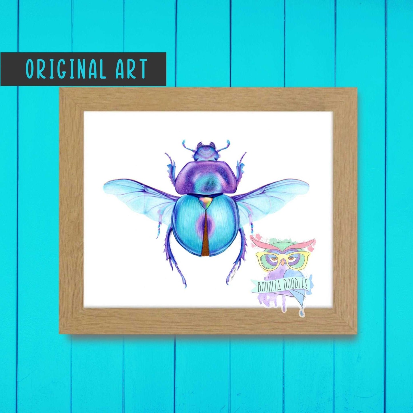 Scarab Beetle - Original drawing