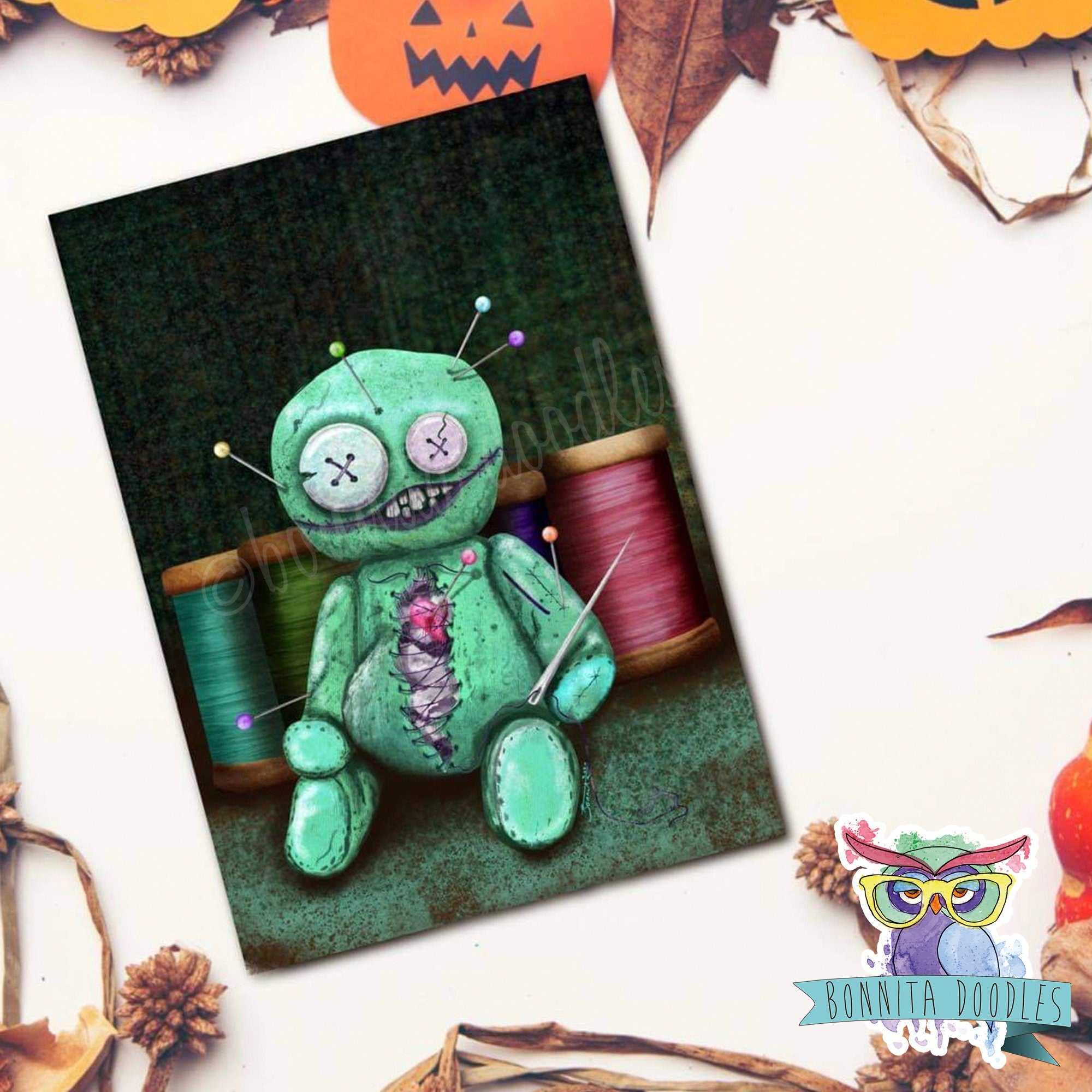 Stitches Voodoo Rag doll - Print or sticker