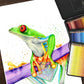 Red eye Tree frog print - home art print