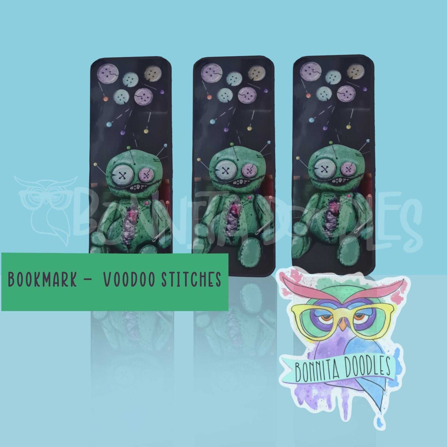 Voodoo stitch doll bookmark - gift idea