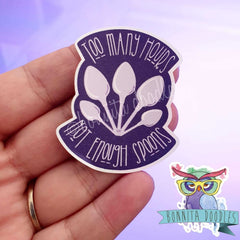 Chronic illness - fibromyalgia - spoonie sticker