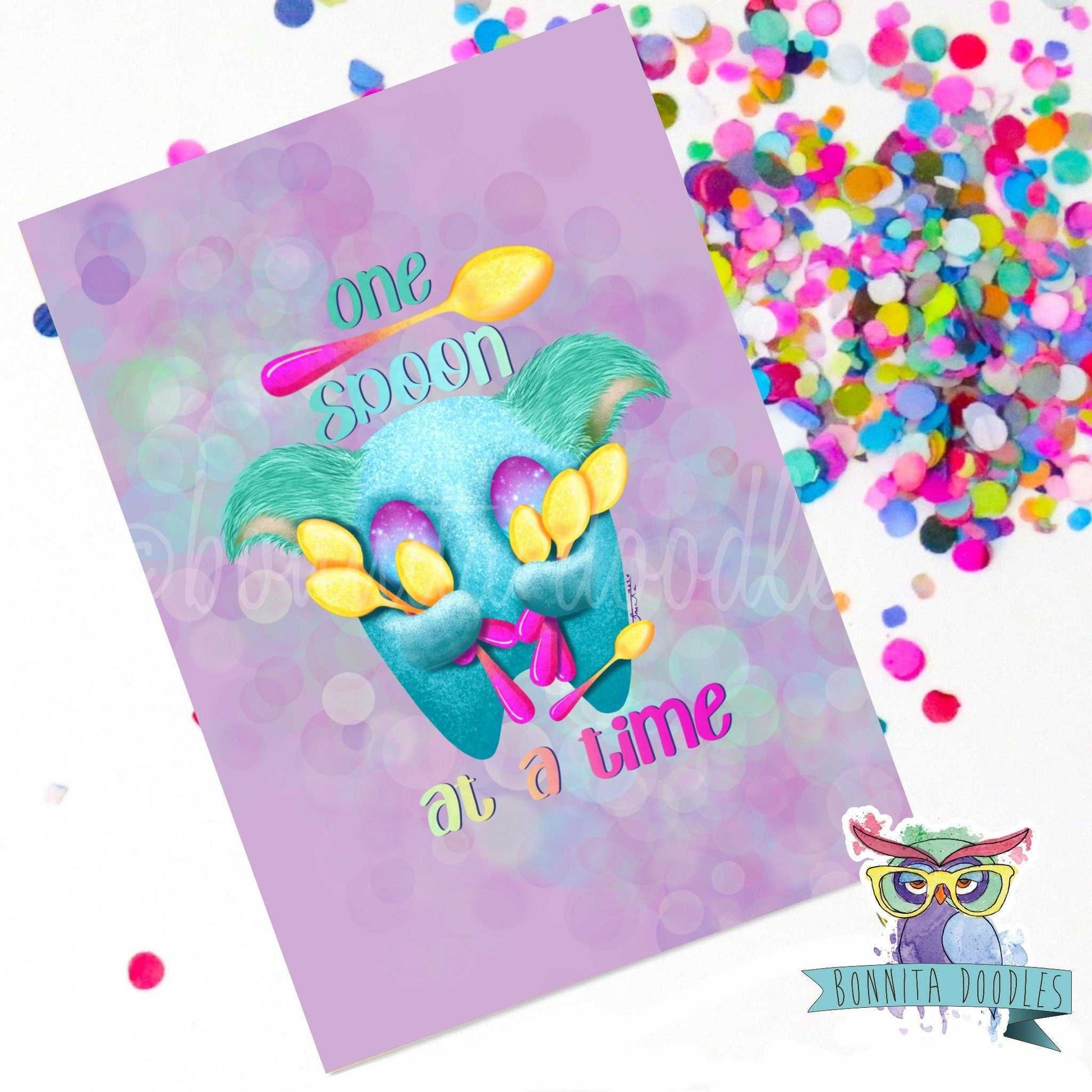 Spoonies Chronic illness / fibromyalgia - spoonie sticker