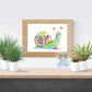 Opal Aura - Shroom Snail - Original drawing