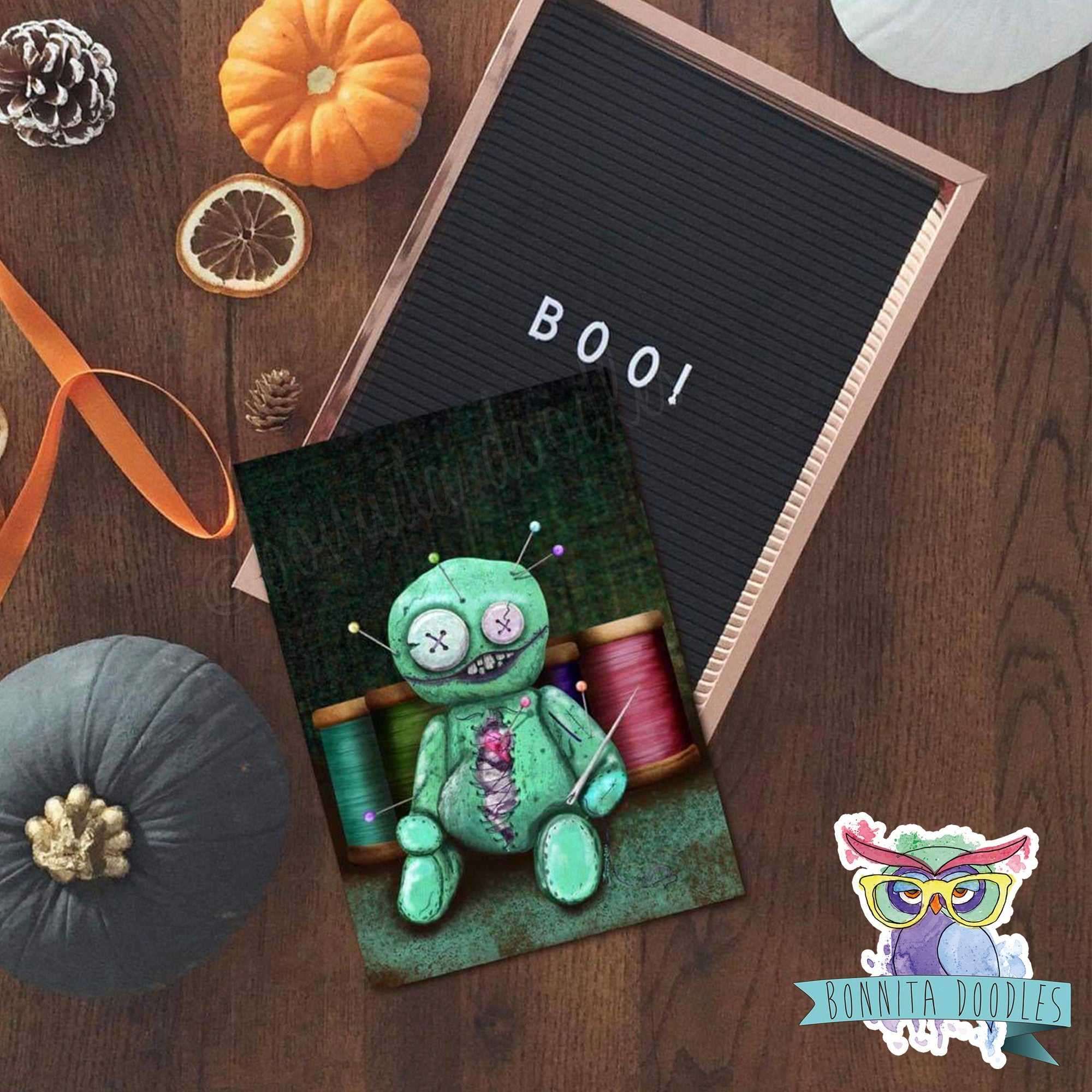 Stitches Voodoo Rag doll - Print or sticker