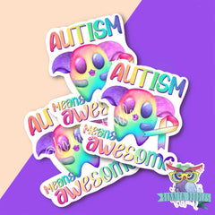 Autism is Awesome - Rainbow fleeting Sticker