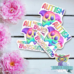 Autism is Awesome - Rainbow fleeting Sticker