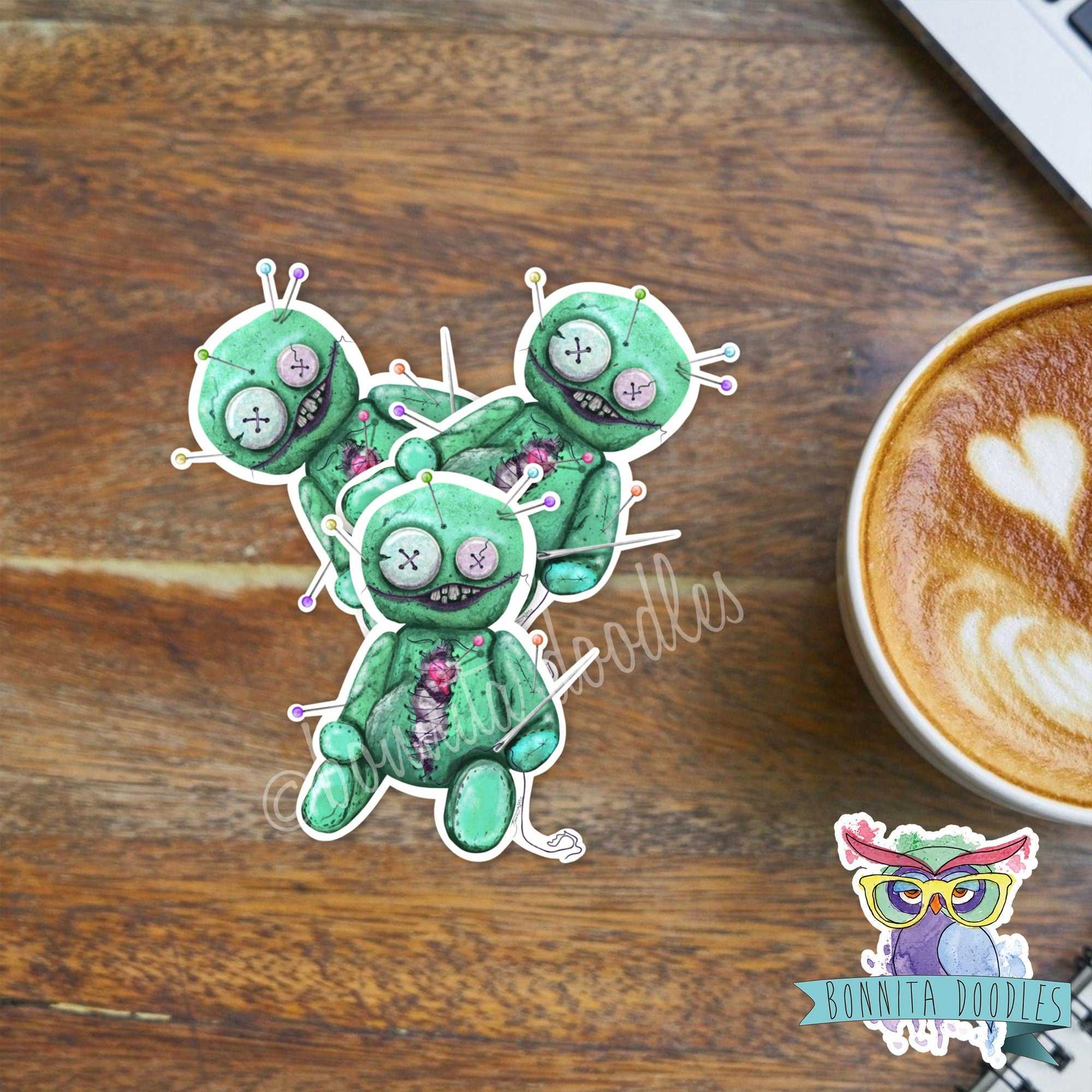 Stitches Voodoo Rag doll - Print or sticker