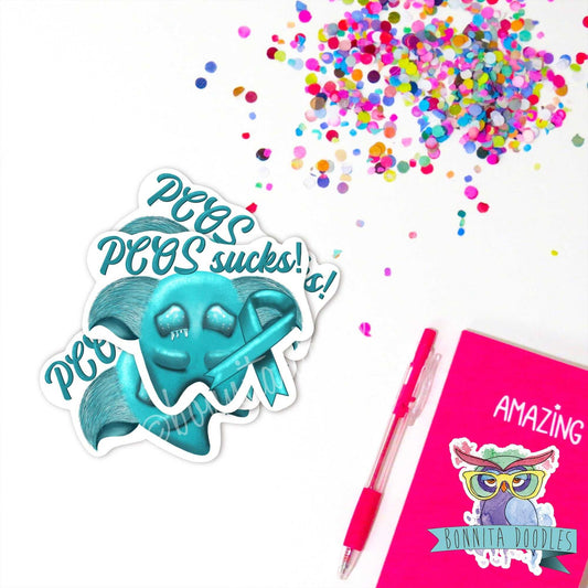 Spoonies, Chronic illness / PCOS - spoonie sticker