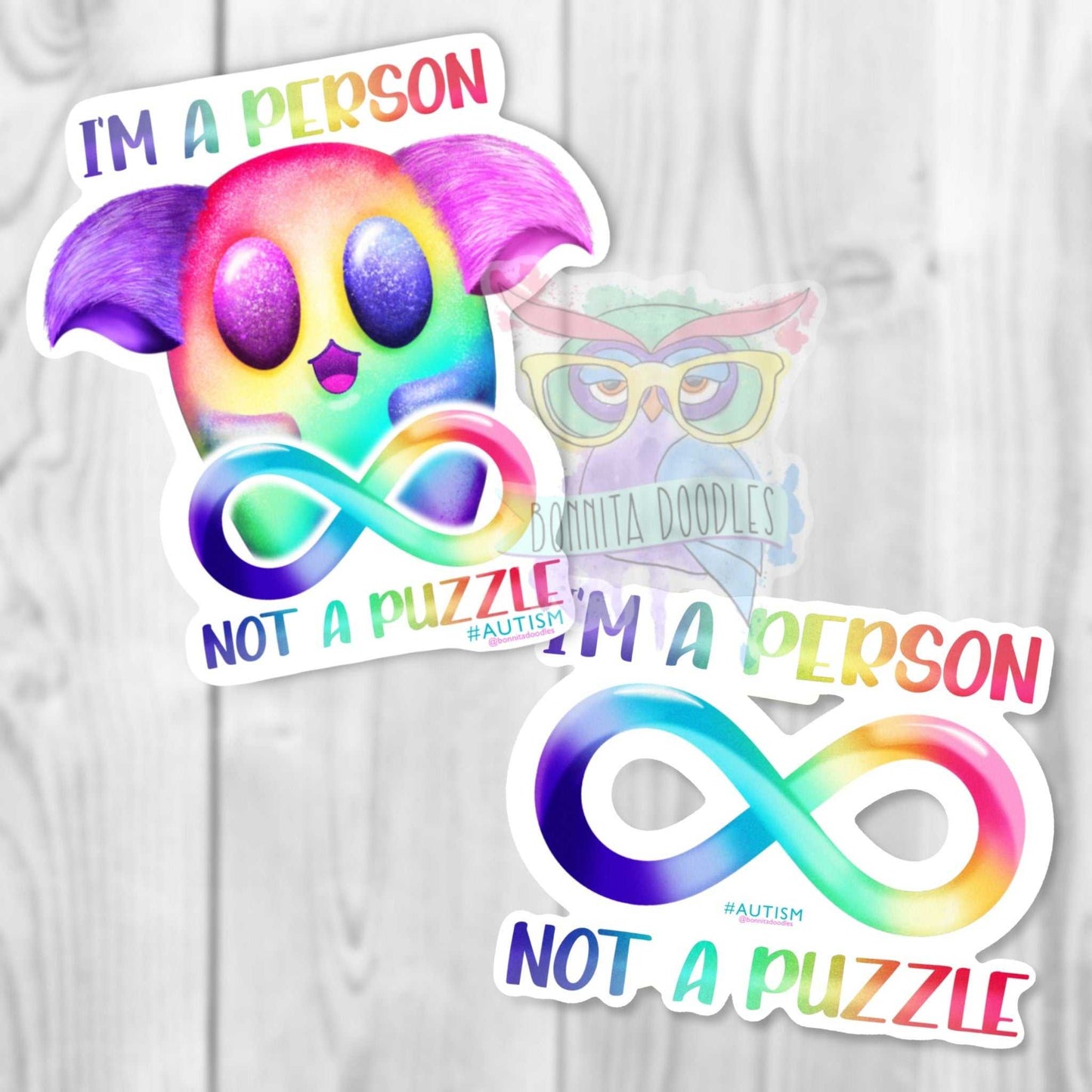 Autism awareness - I am not a puzzle sticker