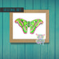 Peridot Atlas Moth - Original drawing - Original art