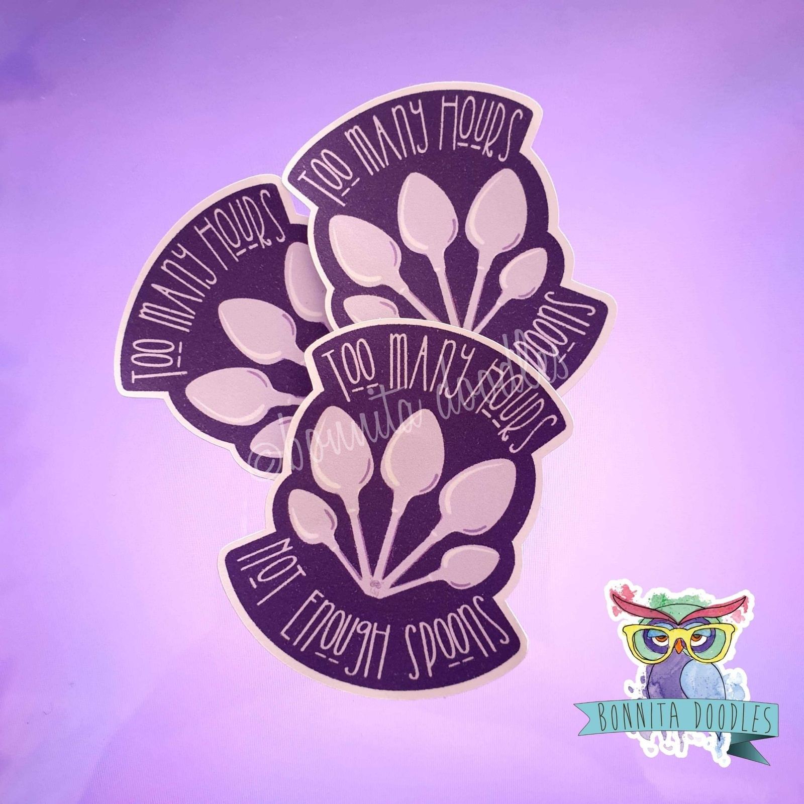 Chronic illness - fibromyalgia - spoonie sticker