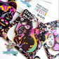 Sugar skull Halloween 5 sticker pack