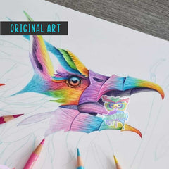 Opal Aura - Griffin - Original drawing
