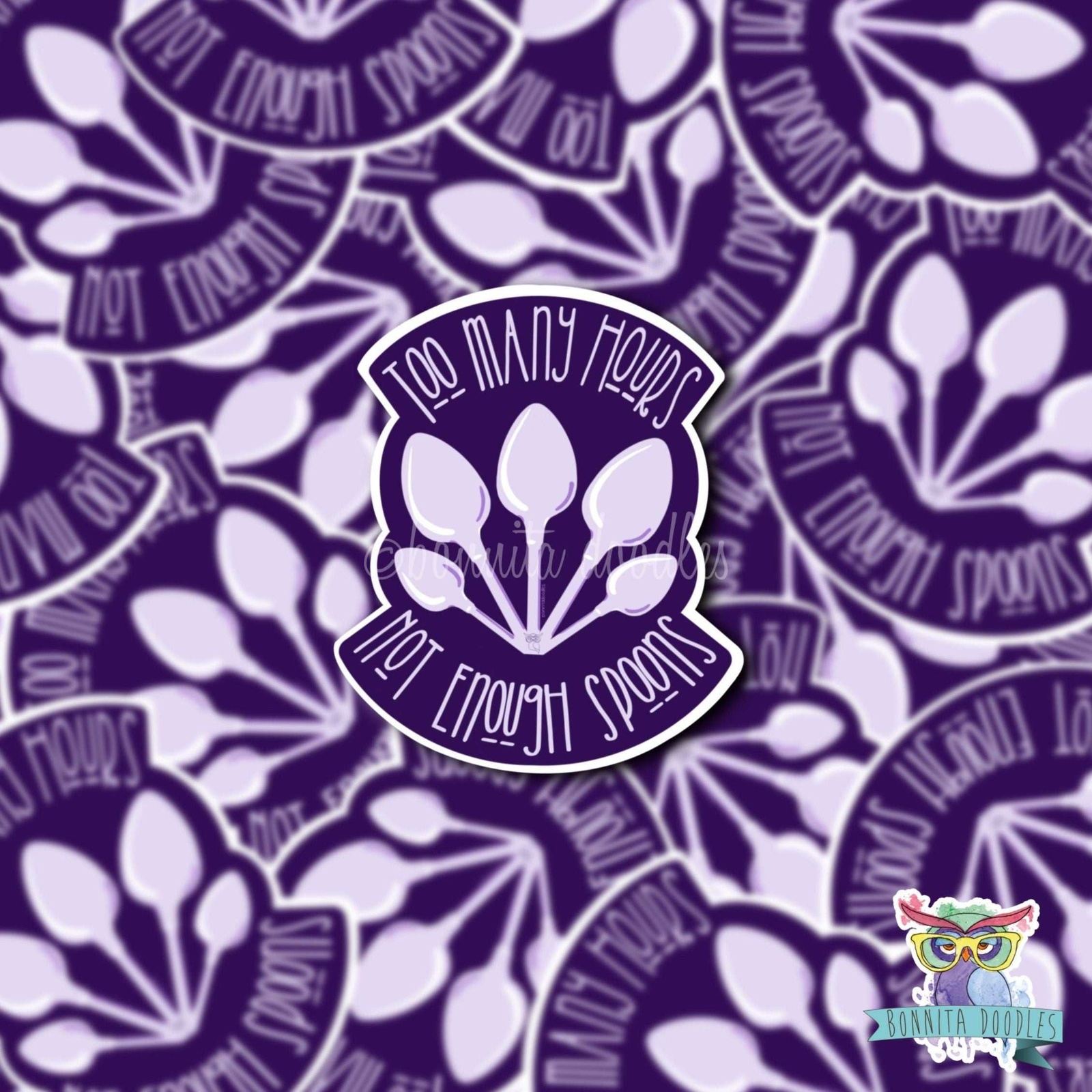 Chronic illness - fibromyalgia - spoonie sticker