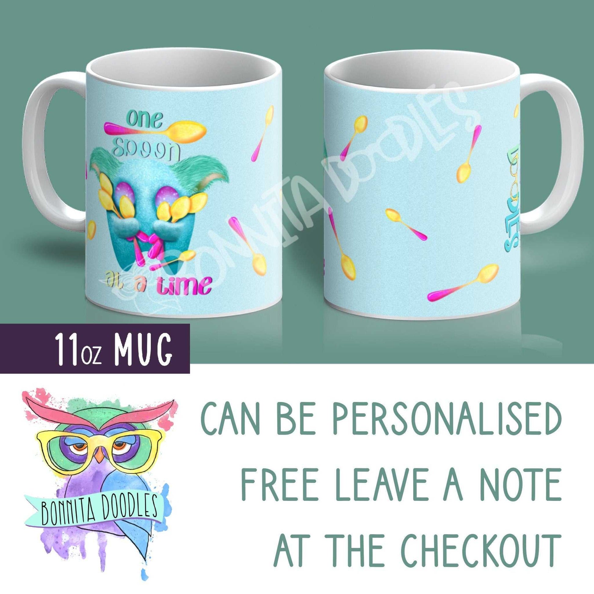 Spoonies mug - made to order - personalised