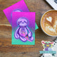 Halloween Sloth - Candy Guts - Print or sticker