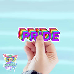 LGBTQIA+ Holographic Pride sticker