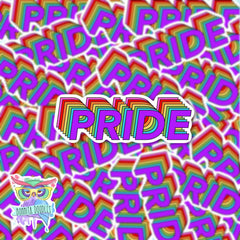 LGBTQIA+ Holographic Pride sticker